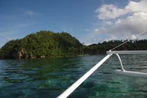 Boat Tour in Siargao Island. No wind activity in the Kite camp and surf travel