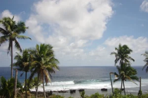 Idyllic waves in the Philippines, creating the perfect setting for a surf and kite camp, showcasing the picturesque beauty and ideal conditions for water sports enthusiasts.